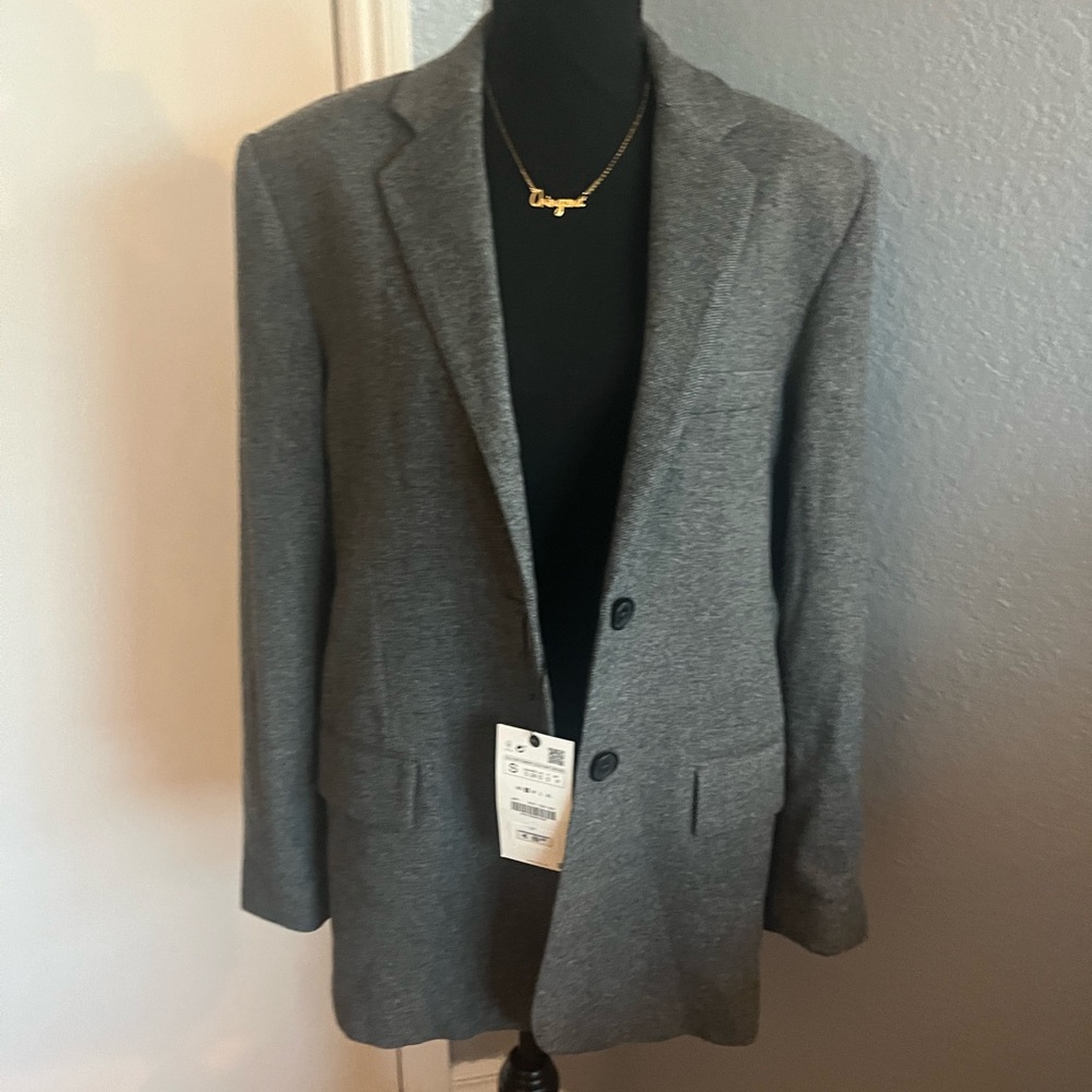 Zara grey winter blazer Small